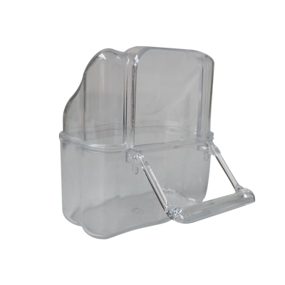 塑料外挂食盒水盒防撒防溅食碗