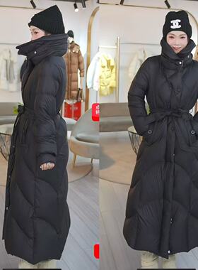 【春春Spring】5522冬季女装羽长款加厚绒服