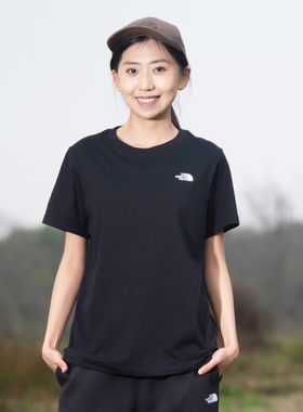 TheNorthFace北面经典款26春夏女士户外纯棉透气印花短袖T恤8JSN