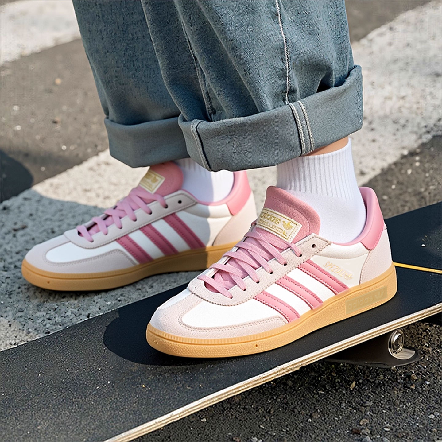 阿迪达斯板鞋男女耐磨运动休闲鞋