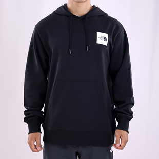 秋冬款TheNorthFace北面套头衫男士户外运动休闲印花连帽卫衣8F0Q