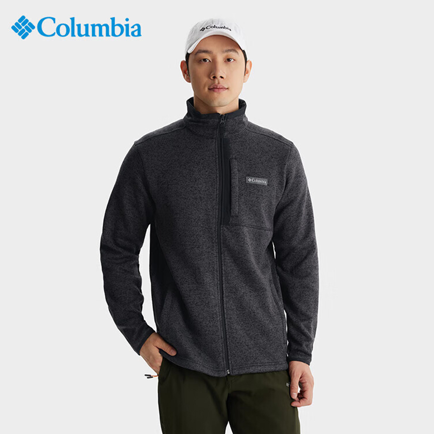 哥伦比亚抓绒衣户外休闲保暖外套