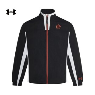 安德玛UA男子26春夏新款 库里CURRY梭织篮球运动夹克外套6014301