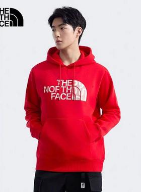 TheNorthFace北面卫衣男女同款户外运动加绒保暖连帽套头衫8CFV