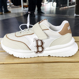 MLB童鞋NY标男女儿童舒适减震低帮学院风女鞋休闲运动鞋7ARNCV24N