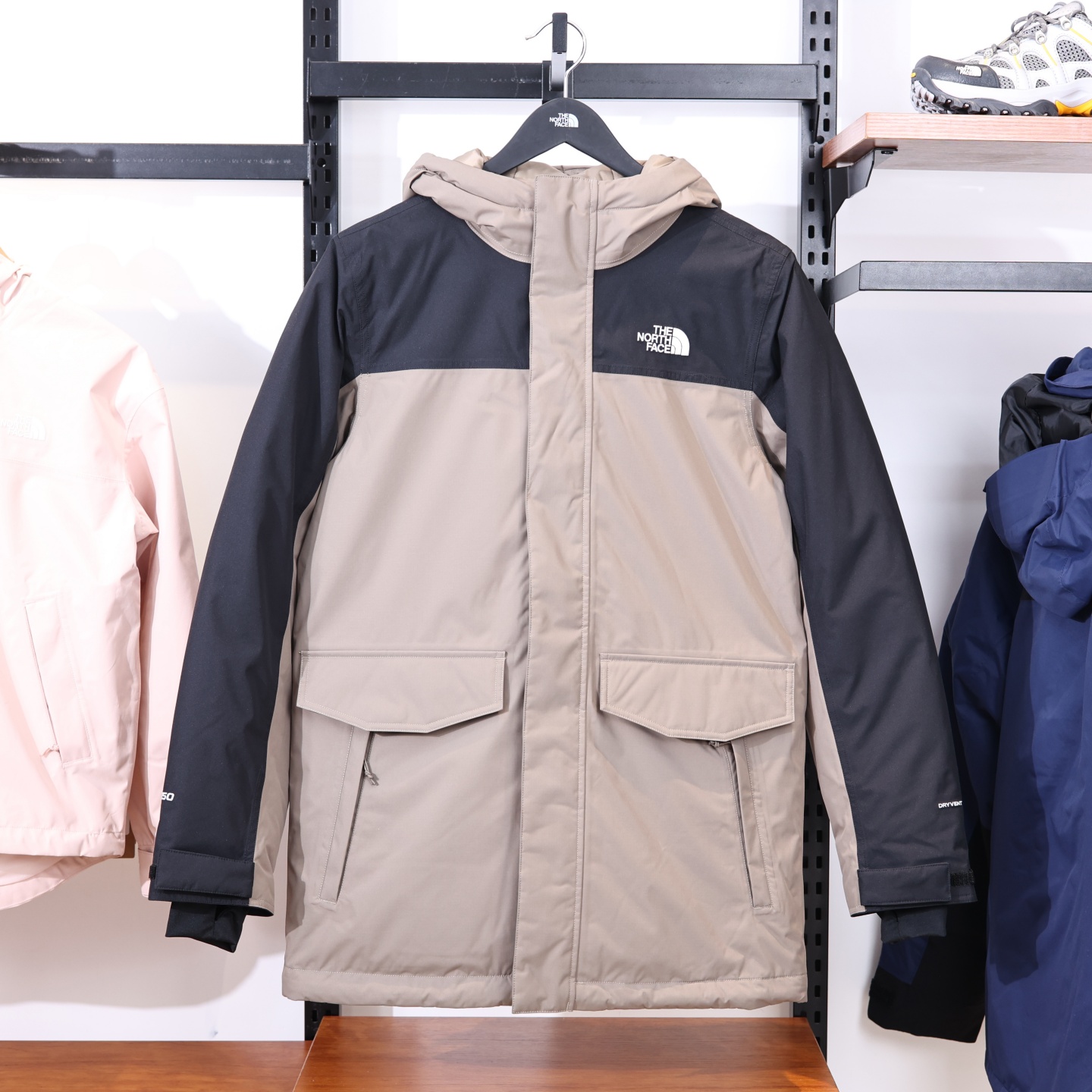 北面男士防水防风鹅绒羽绒服