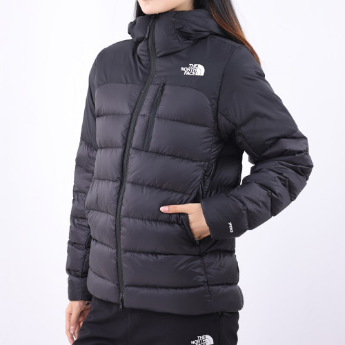 北面羽绒服女轻量防泼水鹅绒外套