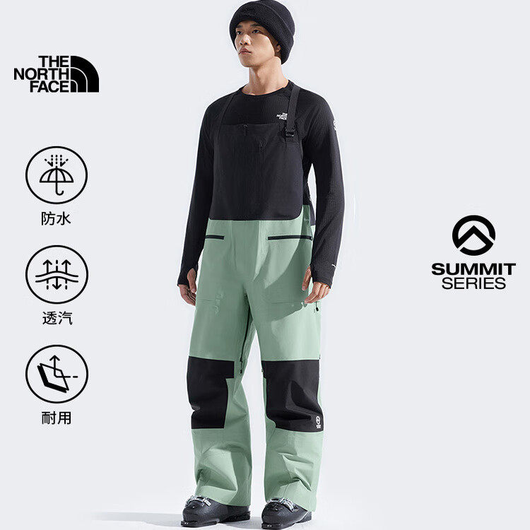 The North Face北面滑雪裤25秋冬男士巅峰系列防水连体冲锋裤8CA0