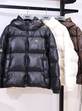 MLB儿童羽绒服25新款男女童装NY小标防泼水保暖棉羽外套7ADJB0556