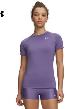 安德玛UA女子短袖26春夏新款HeatGear®女子弹力运动T恤1365460