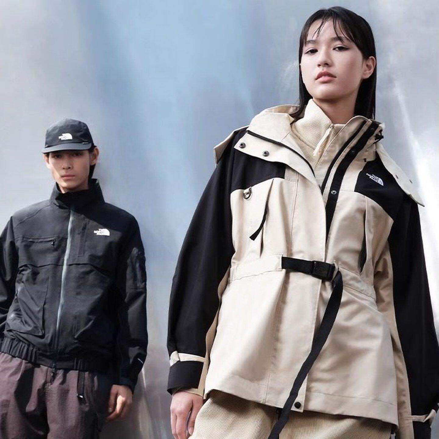 TheNorthFace北面UE冲锋衣女士秋冬户外防水A字廓形风衣外套8CJ0