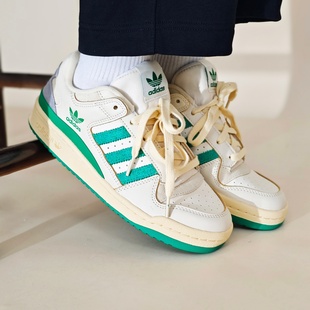 JI3272 LOW三叶草篮球风休闲运动板鞋 Adidas阿迪达斯男女鞋 FORUM