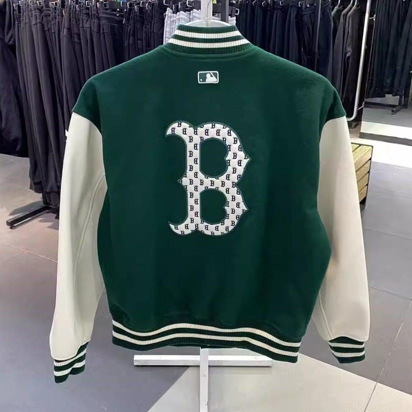 MLB棒球服男女24新款NY老花大标情侣外套休闲运动夹克3AJPV0541