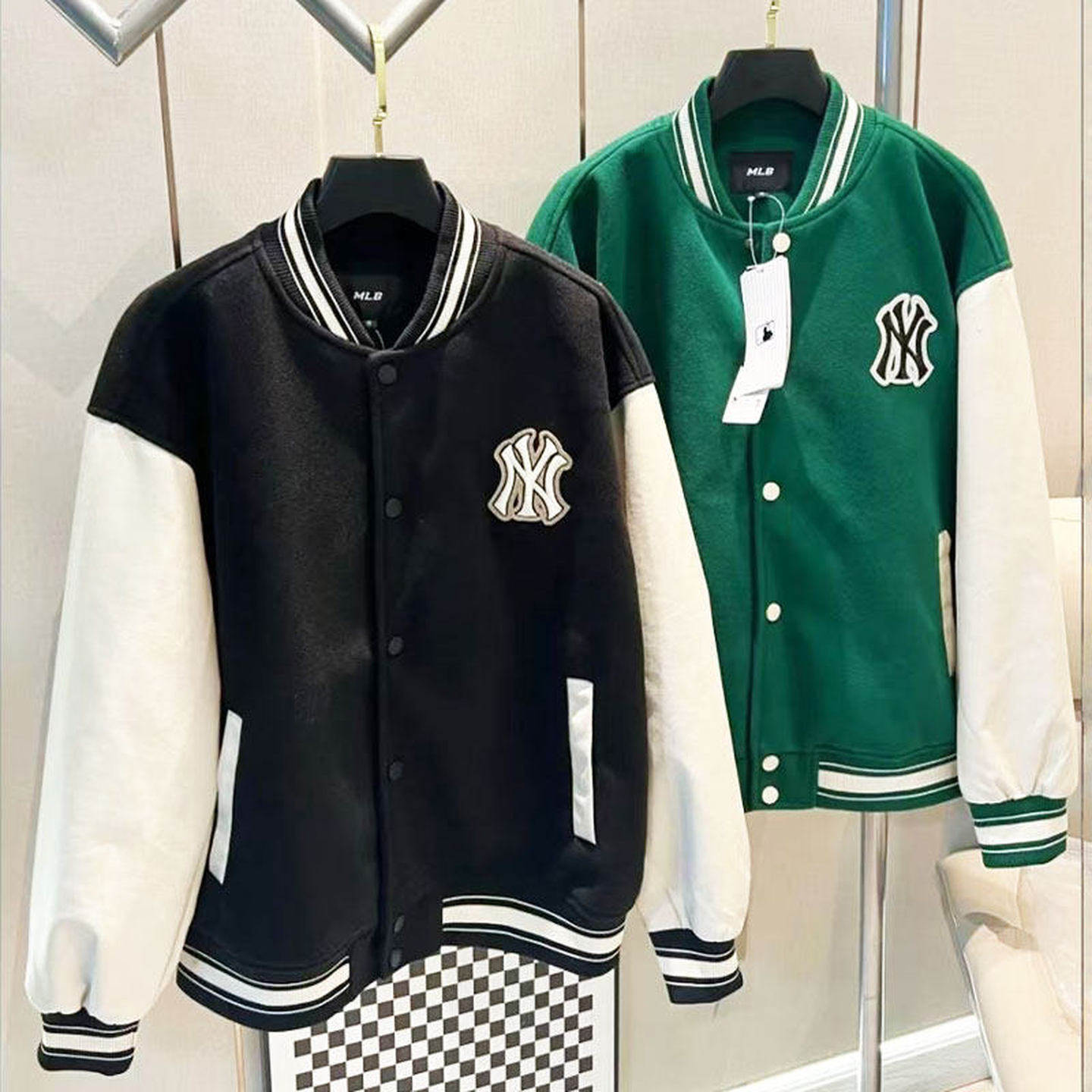 MLB男女同款运动棒球服外套