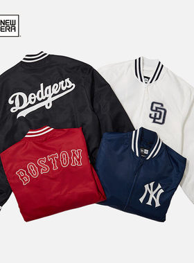 New Era纽亦华24新款棒球服男女NY刺绣夹克外套14179151/14179152
