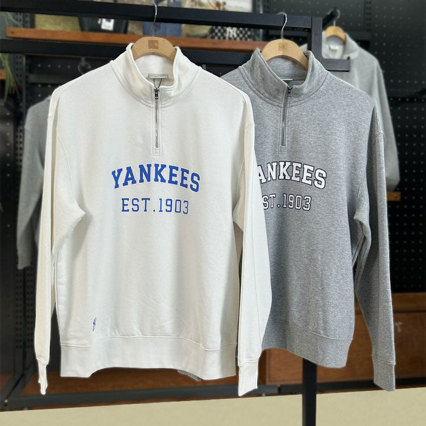 MLB男女立领卫衣套头衫