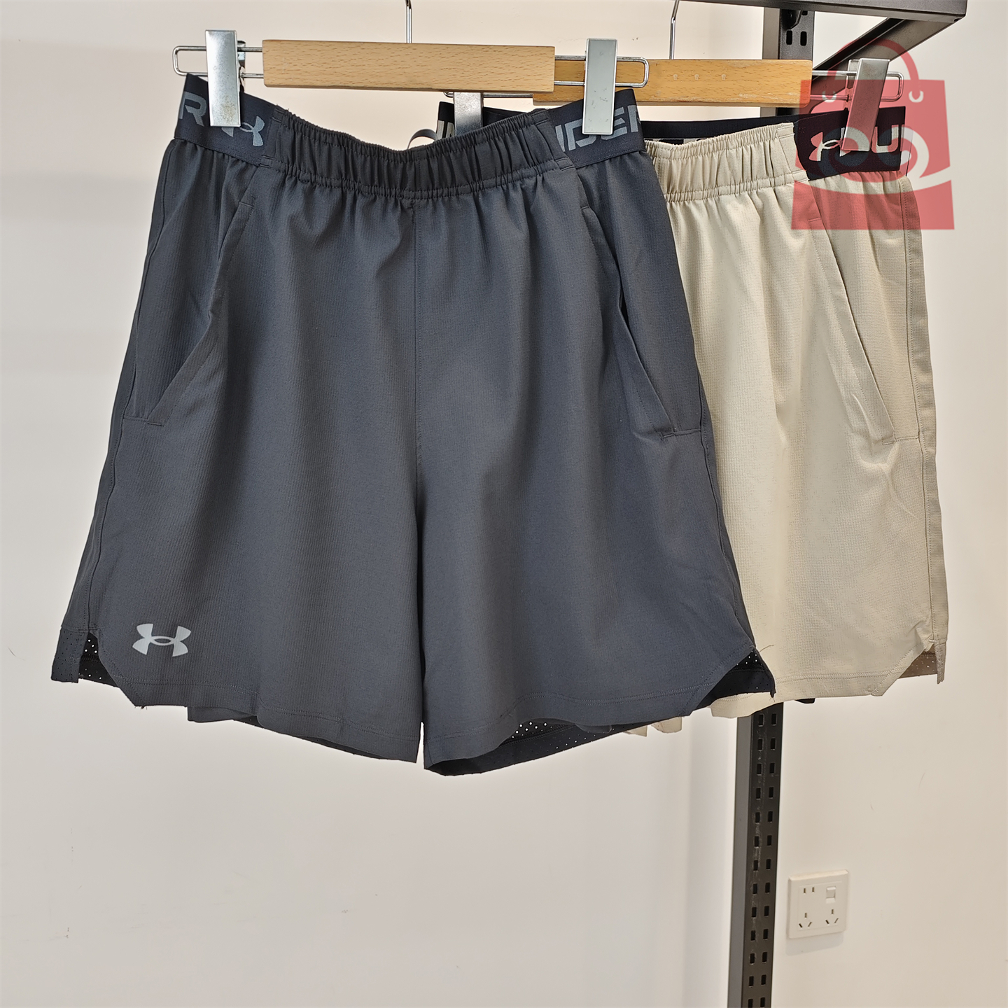 安德玛男子运动短裤速干透气