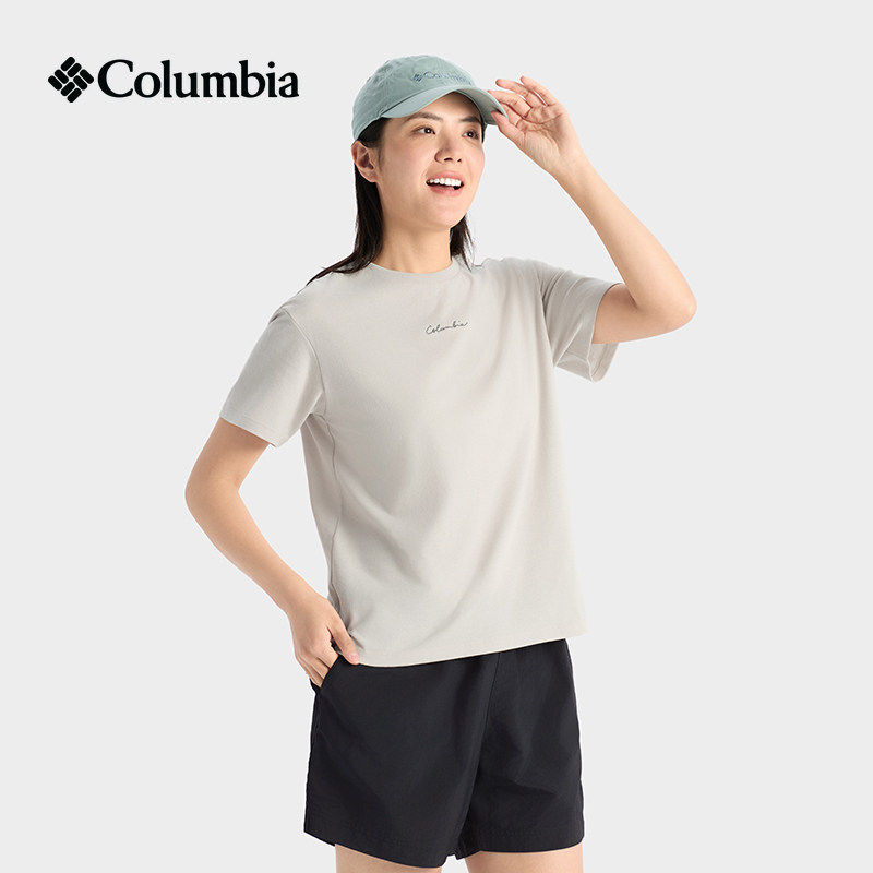 Columbia哥伦比亚女子26春夏新款户外吸湿速干凉感短袖T恤XL7660
