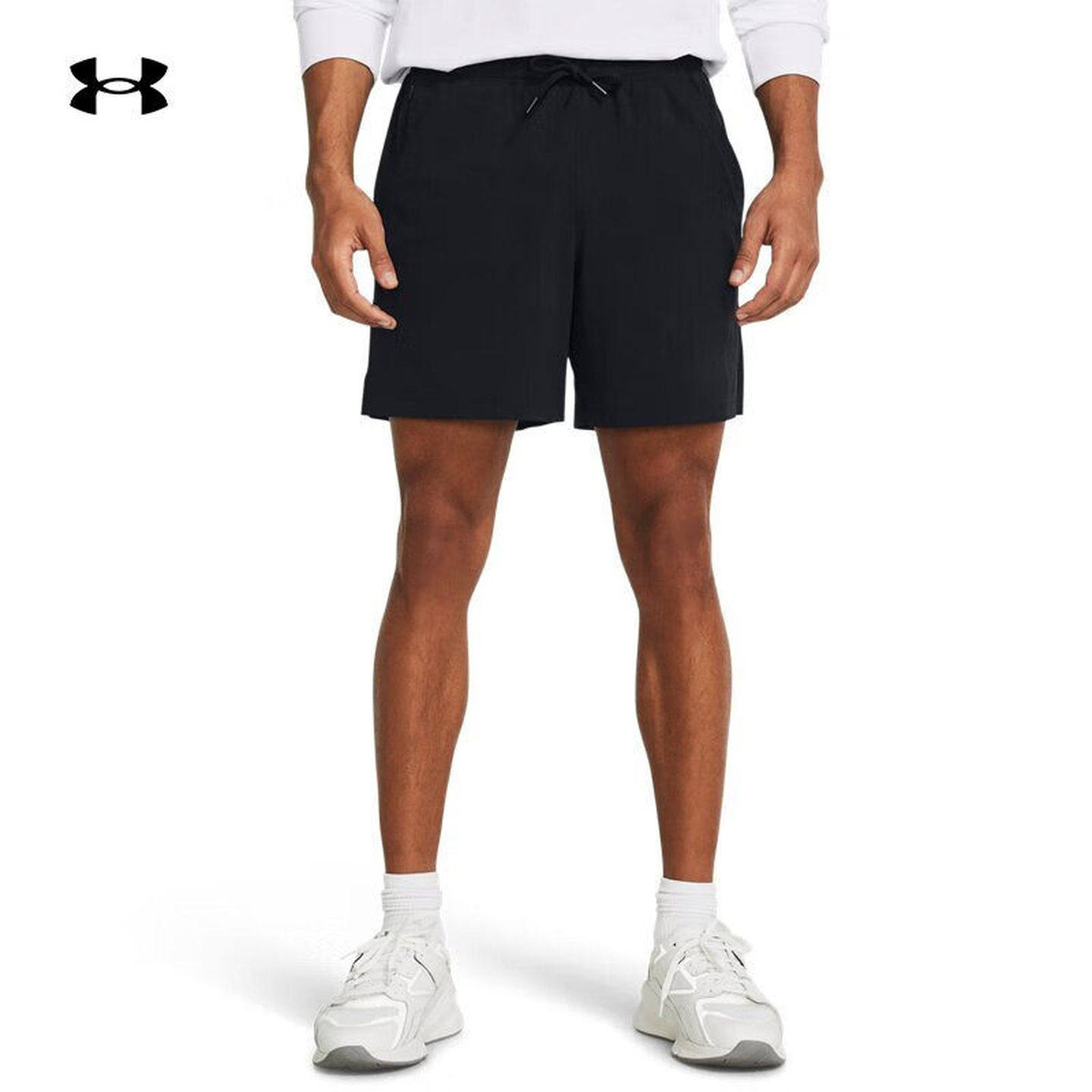 安德玛UA男子夏季舒适宽松速干透气跑步健身运动休闲短裤1383352