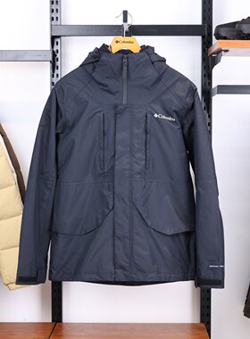 Columbia哥伦比亚冲锋衣男士户外防水银点抓绒三合一外套XE4715