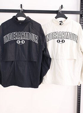 安德玛UA男子外套25秋冬新款Sportstyle梭织防风运动夹克6010131