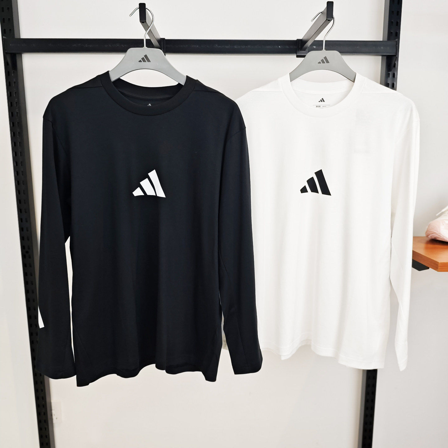 Adidas阿迪达斯25新款男子圆领针织纯棉运动长袖T恤KE4902 KE4903,运动服/休闲服装,运动T恤,淘宝优惠券,粉丝福利购,淘宝优惠卷