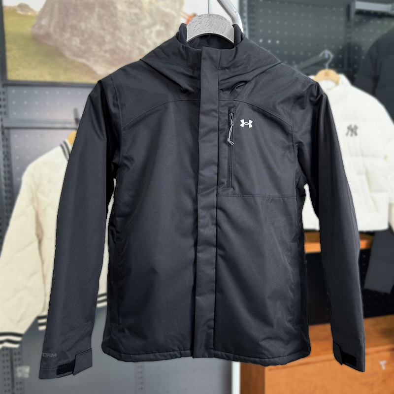 安德玛UA女士连帽运动夹克外套