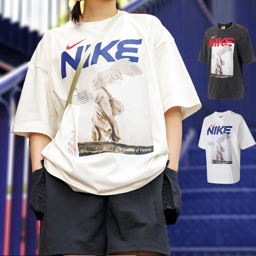 耐克女夏季新款印花运动短袖T恤