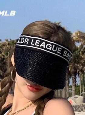 MLB空顶遮阳帽新款男女情侣运动百搭草帽遮阳帽棒球帽3ASC00233