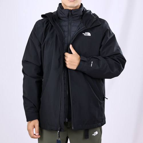 秋冬款TheNorthFace北面冲锋衣男士户外防水棉内胆三合一外套8FHW