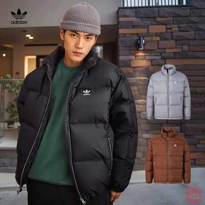 阿迪达斯男女同款运动羽绒服