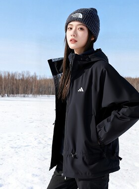 adidas阿迪达斯26新款女子加绒外套连帽夹克KS2807/KS2808/KS2809