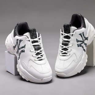 低帮厚底增高休闲鞋 MLB男女老爹鞋 运动鞋 情侣时尚 3ASHBDM4N 新款