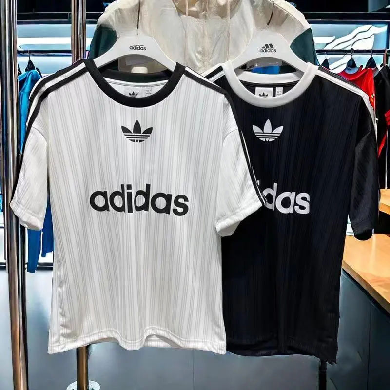 Adidas阿迪达斯三叶草男女25新款运动短袖速干T恤IM9459 IU2341