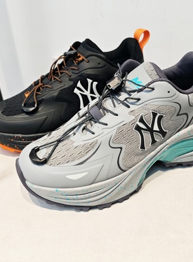 MLB男女25新款情侣复古GORE TEX防水厚底增高运动跑步鞋3ARNC035N