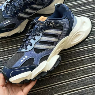 轻运动跑步鞋 RUN男女老爹鞋 JS1598 CYBER Adidas阿迪达斯秋冬款
