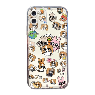 比格多栋手机壳适用苹果15iPhone14暹罗厘普13promax可爱12周边11满屏8plus比格犬x多动xr拼贴xs搞怪ip7小狗i