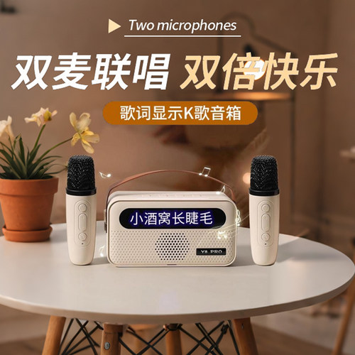 Y8蓝牙音箱家用K歌一体