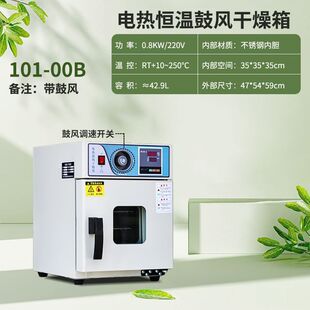 101烘箱电热恒温鼓风干燥箱DHG实验室工业烘干机高温大灯烤箱