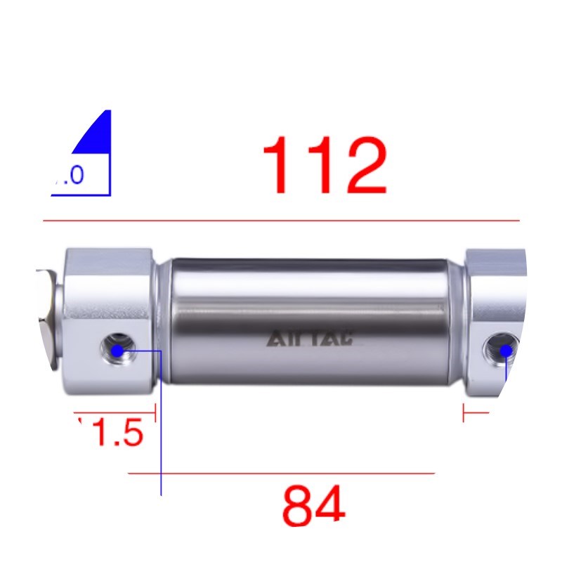 热销笔型气缸PB12/16X5X10X15X20X25X30X40X45X50X60X70X75X80-SU