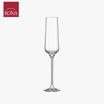 RONA洛娜雪瑞斯玛香槟杯进口水晶玻璃高脚杯家用长笛型气泡酒杯