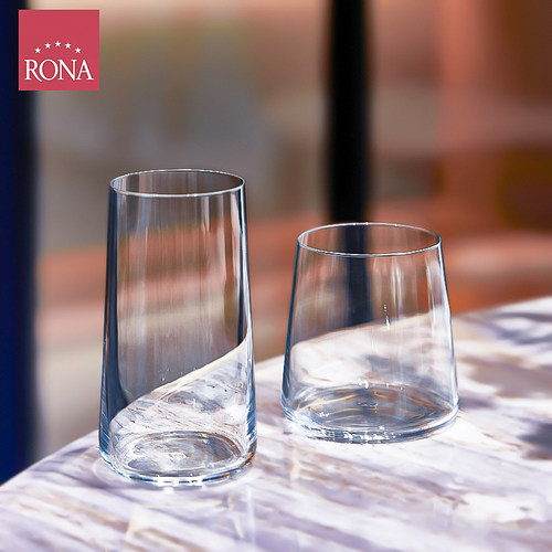 rona水晶玻璃酒店家用进口水杯