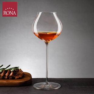 RONA洛娜韵雅红酒杯勃艮第波尔多葡萄酒高脚杯酒吧调酒橙酒杯