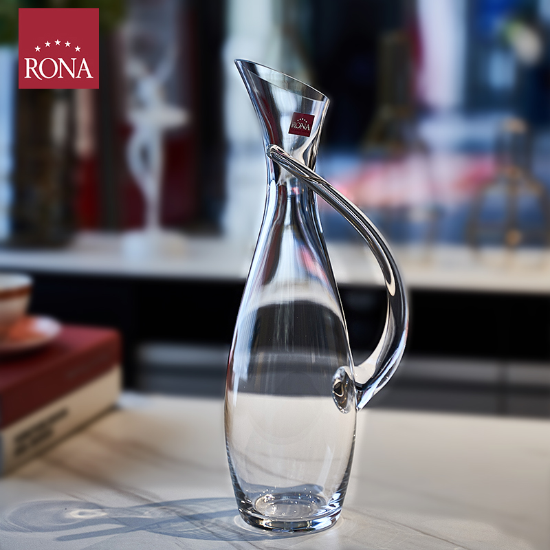 RONA洛娜欧洲进口手工红酒醒酒器家用一体水晶玻璃葡萄酒分酒器
