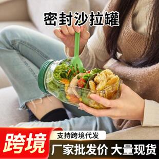 新品Saladkind  Salad Pod Built塑料防漏沙拉收纳罐现货