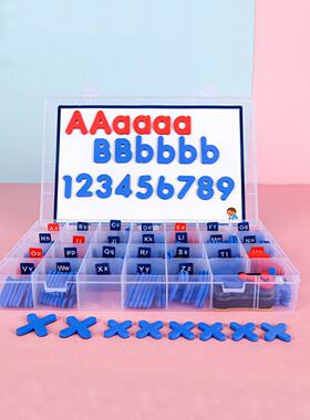 磁性教具字母贴数字磁力贴儿童