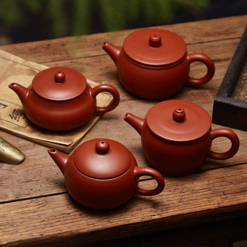 【】紫壶手工多款茶壶小量茶壶泡茶壶家用瓦砂功夫茶具容大口汉壶