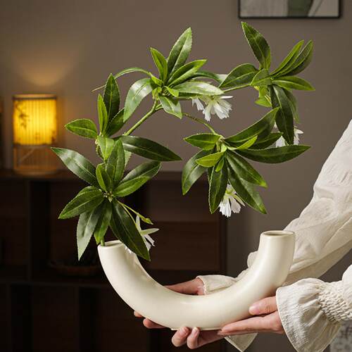 高端陶瓷花瓶摆件客厅玄关电视