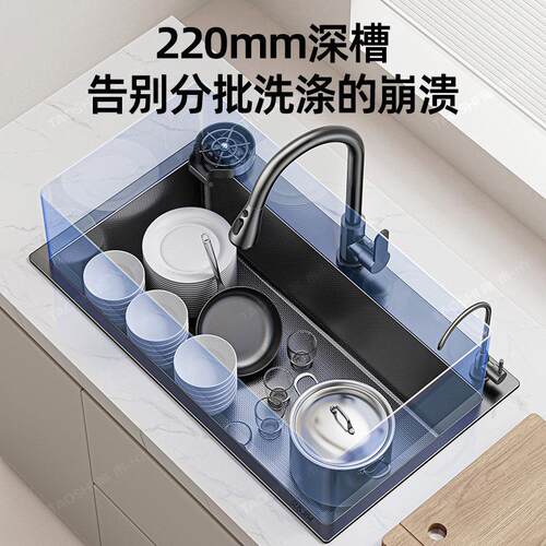 包安装旧双水槽1改大水槽304/不锈钢厨房水槽洗菜盆72/75x408x43x