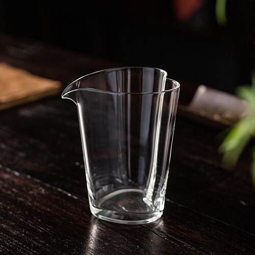 加厚耐热公道杯玻璃透明泡茶过滤